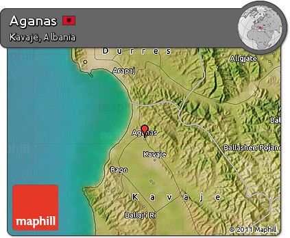 Satellite Map of Aganas
