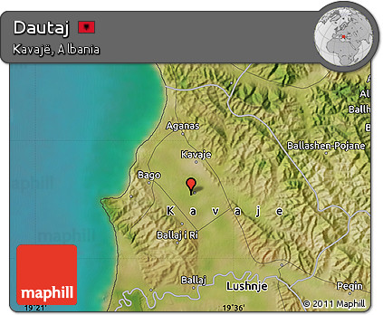 Satellite Map of Dautaj