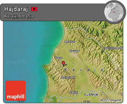 Satellite Map of Hajdaraj