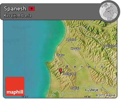 Satellite Map of Spanesh