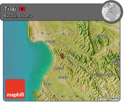Satellite Map of Tilaj