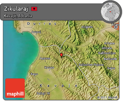 Satellite Map of Zikularaj