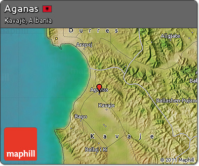 Satellite Map of Aganas