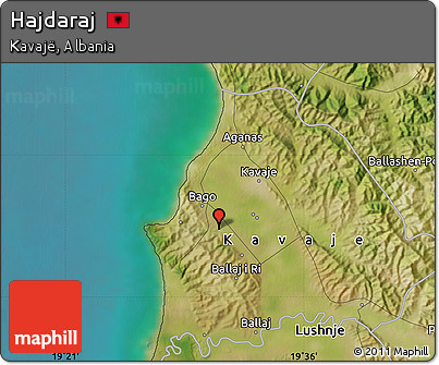 Satellite Map of Hajdaraj