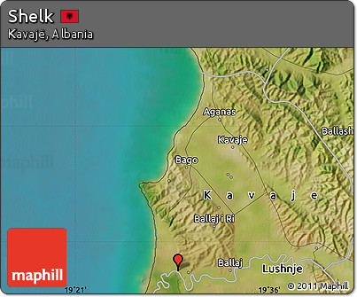Satellite Map of Shelk