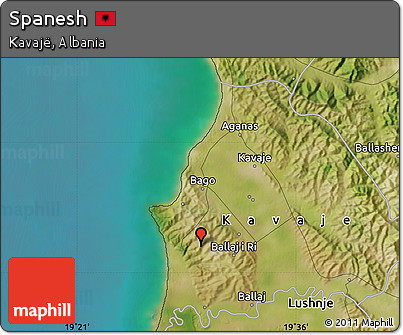 Satellite Map of Spanesh