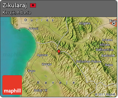Satellite Map of Zikularaj