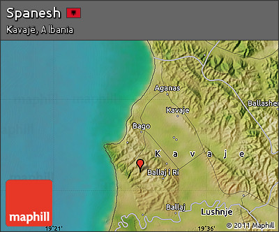 Satellite Map of Spanesh