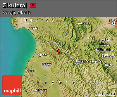 Satellite Map of Zikularaj