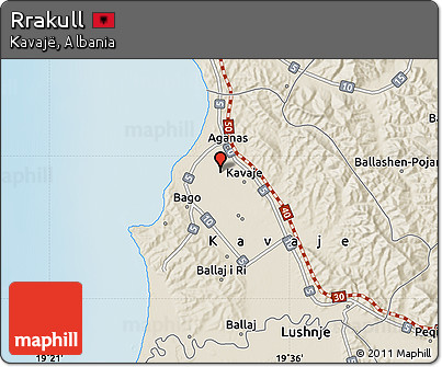 Shaded Relief Map of Rrakull