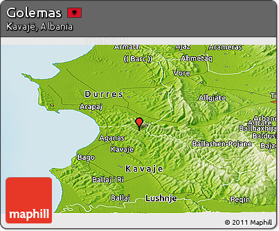 Physical Panoramic Map of Golemas