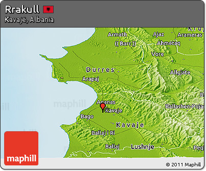Physical Panoramic Map of Rrakull