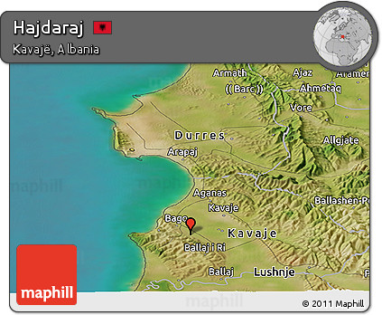 Satellite Panoramic Map of Hajdaraj