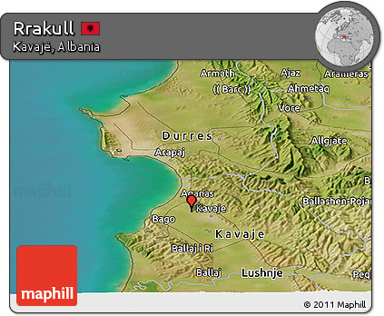 Satellite Panoramic Map of Rrakull