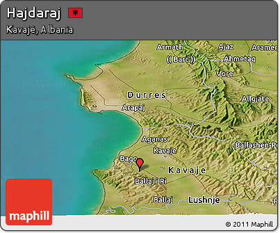 Satellite Panoramic Map of Hajdaraj