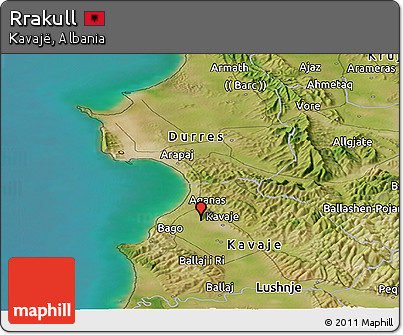 Satellite Panoramic Map of Rrakull