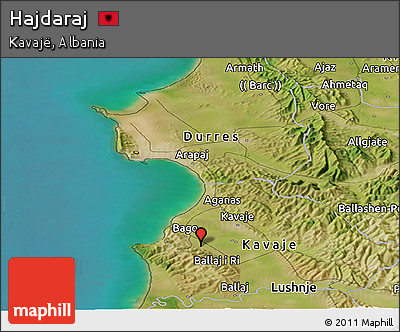 Satellite Panoramic Map of Hajdaraj
