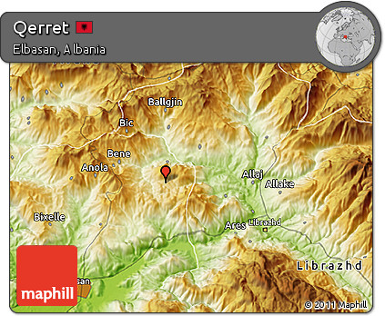 Physical 3D Map of Qerret