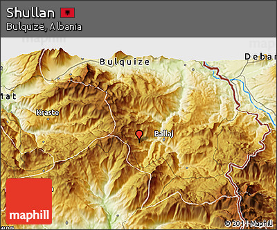 Physical 3D Map of Shullan