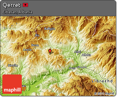 Physical 3D Map of Qerret