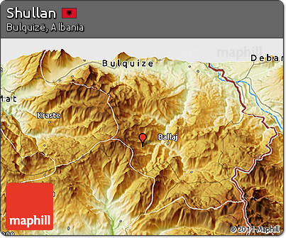 Physical 3D Map of Shullan