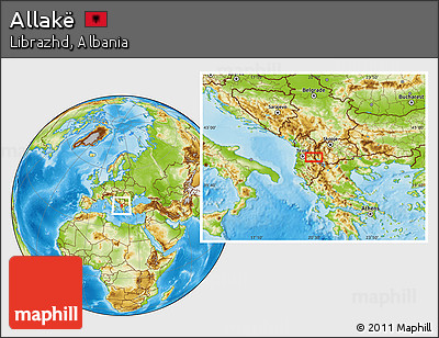 Physical Location Map of Allakë