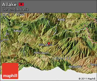 Satellite Panoramic Map of Allakë