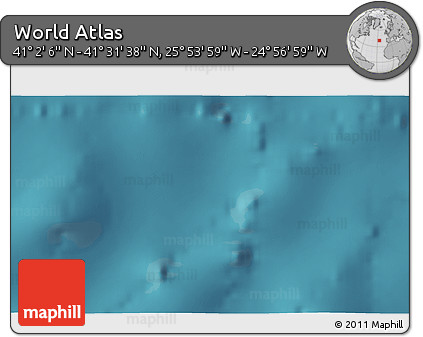 Satellite 3D Map of the Area around 41° 16' 52" N, 25° 25' 29" W