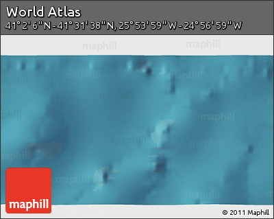 Satellite 3D Map of the Area around 41° 16' 52" N, 25° 25' 29" W