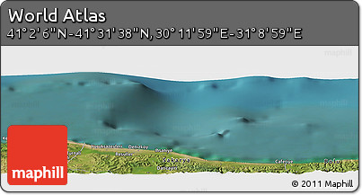 Satellite Panoramic Map of the Area around 41° 16' 52" N, 30° 40' 29" E