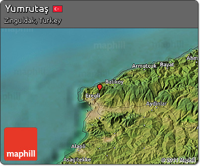 Satellite 3D Map of Yumrutaş