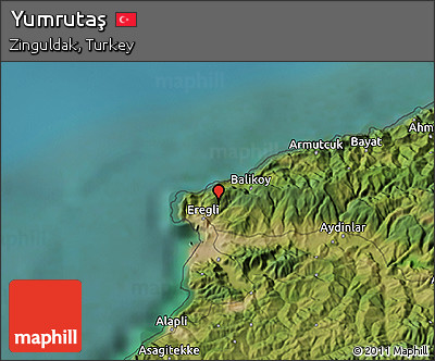 Satellite 3D Map of Yumrutaş