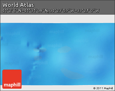 Physical 3D Map of the Area around 41° 16' 52" N, 33° 55' 29" W