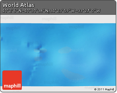 Physical 3D Map of the Area around 41° 16' 52" N, 33° 55' 29" W