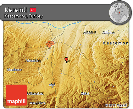 Physical 3D Map of Keremli