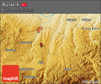 Physical 3D Map of Bulacık