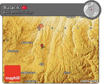 Physical Map of Bulacık