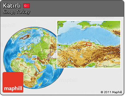 Physical Location Map of Katırlı