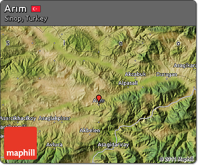 Satellite Map of Arım
