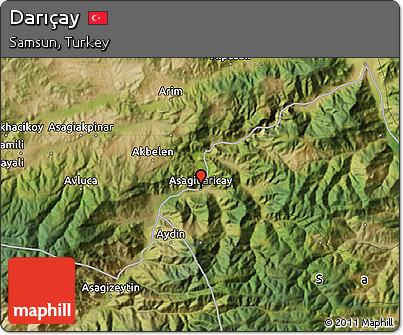 Satellite Map of Darıçay