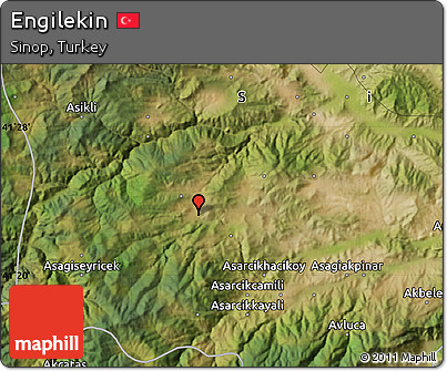 Satellite Map of Engilekin