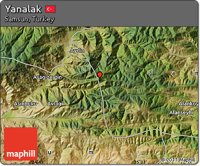 Satellite Map of Yanalak