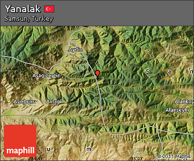 Satellite Map of Yanalak