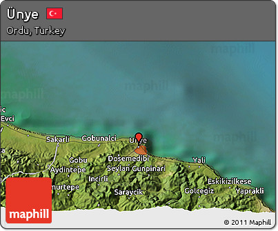Satellite 3D Map of Ünye