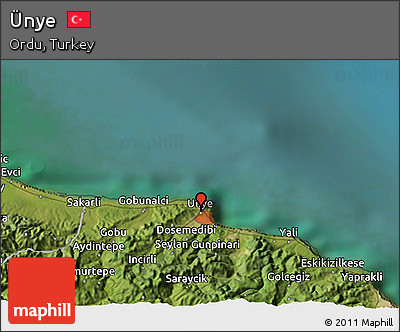Satellite 3D Map of Ünye
