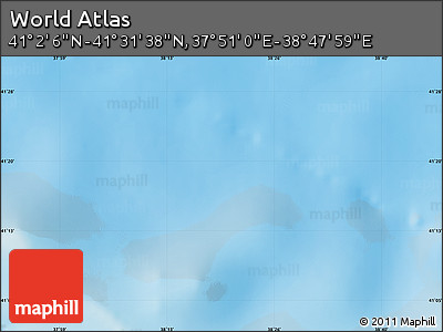 Physical Map of the Area around 41° 16' 52" N, 38° 19' 30" E