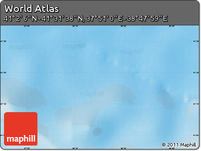 Physical Map of the Area around 41° 16' 52" N, 38° 19' 30" E