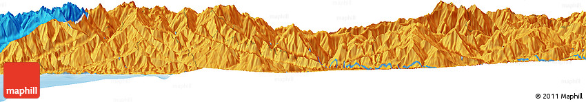 Political Horizon Map of the Area around 41° 16' 52" N, 41° 43' 30" E