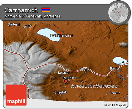 Physical 3D Map of Garrnarrich