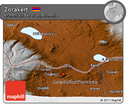 Physical 3D Map of Zorakert